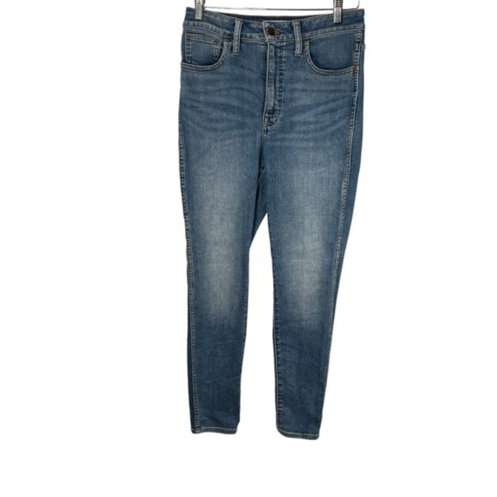 Madewell Womens Curvy Roadtripper Size 29 Medium Wash Skinny Stretch Denim Blue